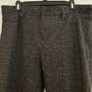 Liverpool Black Pants Madonna Leggings Flecks of White Size 14